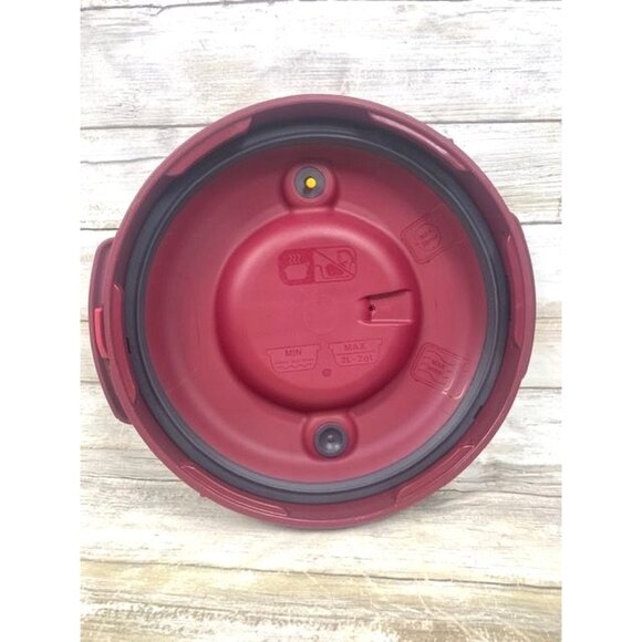 Tupperware 7643A-1 3L Microwave Pressure Cooker Red Durable Plastic Steamer - Picture 11 of 13